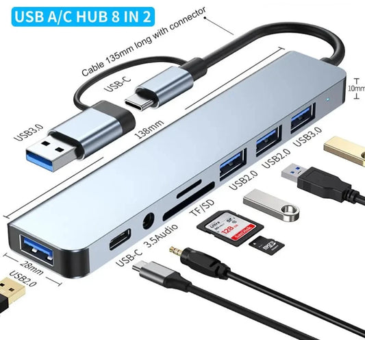 USB A and C Multi Adapter Docking Station